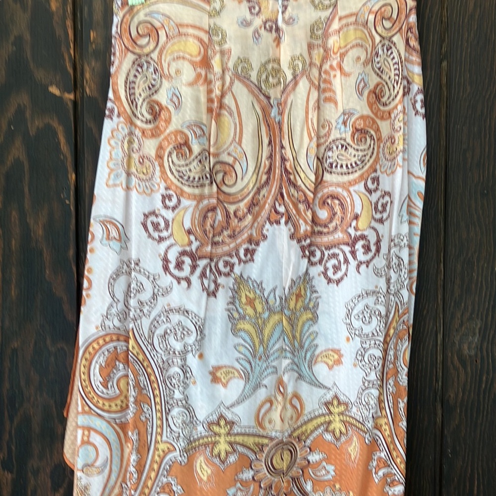 H&M paisley print asymmetrical wrap skirt woman’s size 2 - Picture 7 of 7